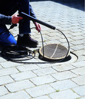 Nilfisk Sewer / pipe cleaning hose 8 meters product in use