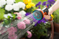 Gardena Premium Broes Metaal product in gebruik