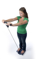 Omron BF511 Blue product in use