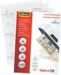 Fellowes Laminating Sheets Capture 125mic A4 (100 units) packaging