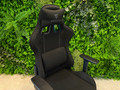 Vortech Essential Gamestoel Wit + Vortech Vloermat Zwart (Afbeelding 3 van 5)