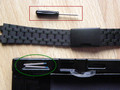 Pebble Steel Horlogeband Matzwart (Afbeelding 3 van 3)