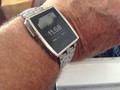 Pebble Steel Smartwatch Brushed Stainless (Afbeelding 1 van 1)