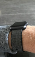 Apple Watch Series 1 38mm Space Gray Aluminum/Black Sport Band (Image 1 of 1)