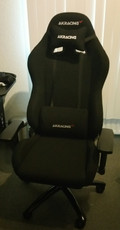 AKRacing Gaming Chair Black / Black (Image 2 of 3)