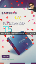 Samsung Portable SSD T5 250GB (Afbeelding 1 van 2)