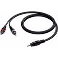 Procab CAB711 2x RCA Male - 3.5mm Mini Jack Male 1.5 Meters (Image 1 of 1)