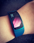 Samsung Gear Fit2 Blue - L (Afbeelding 1 van 3)