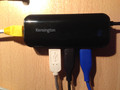 Kensington UA3000E USB 3.0 Ethernet Adapter &amp; 3-Port Hub (Afbeelding 1 van 1)