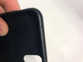 Apple iPhone X Silicone Back Cover Zwart (Afbeelding 2 van 3)