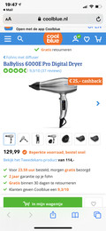 BaByliss 6000E Pro Digital Dryer (Image 1 of 1)