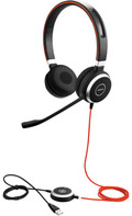 Jabra Evolve 40 UC Stereo Wired Office Headset (Image 1 of 2)