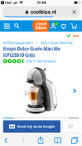 Krups Dolce Gusto Mini Me KP123B10 Gray (Image 3 of 12)