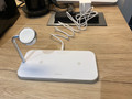 ZENS Dual &amp; Apple Watch Aluminium kabelloses Ladegerät 10 W Weiß (Bild 1 von 3)