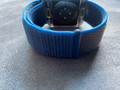 Apple Watch 44&#x2F;45&#x2F;46 mm Nylon Sport Loop Bracelet de Montre Storm Blue (Image 2 sur 4)