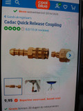 Cadac Quick Release Coupler (Image 1 of 1)