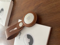 Apple AirTag Leather Loop Meyer Lemon (Image 2 of 2)