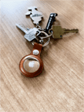 Apple AirTag Leather Loop Meyer Lemon (Image 1 of 2)