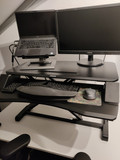 Fellowes Sit-Stand Workstation Black (Image 1 of 1)