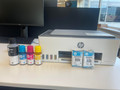 HP Smart Tank 5105 + 1 set extra inktflesjes (Afbeelding 1 van 4)