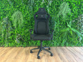 Vortech Pro Gaming Chair Black + Floor Mat (Image 1 of 5)