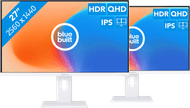 BlueBuilt 27 inch Quad HD Monitor Duo pack