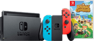 Nintendo Switch Rood/Blauw + Animal Crossing New Horizons