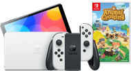Nintendo Switch OLED Wit + Animal Crossing New Horizons