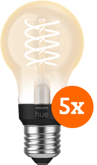 Philips Hue Filamentlamp White Standaard E27 - 2023 - 5-pack