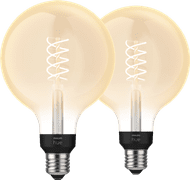 Philips Hue Filament Light White Globe XL E27 - 2023 - 2-pack