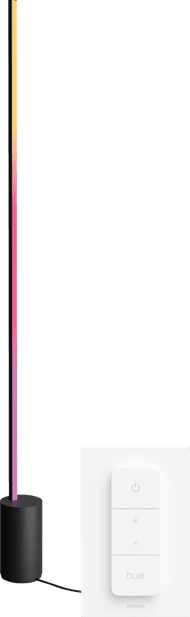 Philips Hue Gradient Signe White and Color Floor Lamp Black + Dimmer