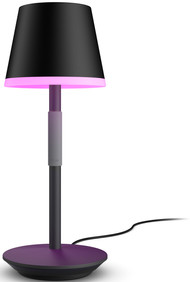 Philips Hue Go Table Lamp - White and Color - Black