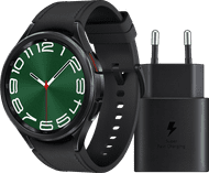 Samsung Galaxy Watch 6 Classic Zwart 47mm + Samsung Oplader