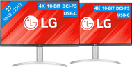 LG 27UP850N-W Duo pack