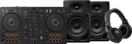 Pioneer DJ DDJ-FLX4 + Pioneer DJ HDJ-X5 Zwart + Pioneer DJ DM-40D-BT Zwart