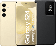 Samsung Galaxy S24 128 Go Jaune 5G + Smart View Book Case Noir