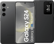 Samsung Galaxy S24 256GB Zwart 5G + Smart View Book Case Zwa