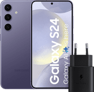 Samsung Galaxy S24 128GB Paars 5G + Samsung Snellader 25 Watt