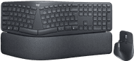 Logitech K860 Ergonomic Wireless Keyboard QWERTY + Logitech MX Master 3S