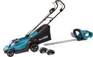 Makita DLM330SM incl. 4,0 Ah Accu + Makita DUH523Z (zonder accu) + Makita BL1850B LXT 18V 5,0 Ah accu