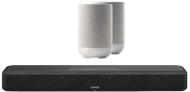 Denon Home Soundbar 550 + Denon Home 200 Silver (2x)