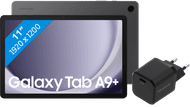 Samsung Galaxy Tab A9 Plus 11 inch 64GB Wifi Grijs + BlueBuilt Oplader