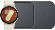 Samsung Galaxy Watch 7 4G Crème 40mm + Duo Draadloze Oplader