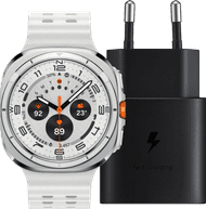 Samsung Galaxy Watch Ultra 4G Wit 47mm + Oplader 25W