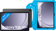 Samsung Galaxy Tab A9 Plus 11 inches 128GB WiFi and 5G Gray + BlueBuilt Kids Cover Blue