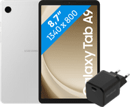 Samsung Galaxy Tab A9 8,7 inch 128GB Wifi Zilver + BlueBuilt Oplader