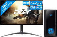 Acer Predator Orion 3000 655 I7148GS + Acer Predator X27Ubmiipruzx