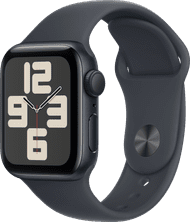 Apple Watch SE 2024 40mm Midnight Sportband S/M