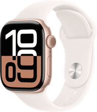 Apple Watch Series 10 42mm Roségoud Sportband S/M