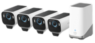 eufyCam S3 Pro 4er-Pack + HomeBase 3